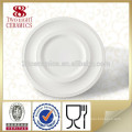 hot sale fine bone china round restaurant ceramic plates dishes